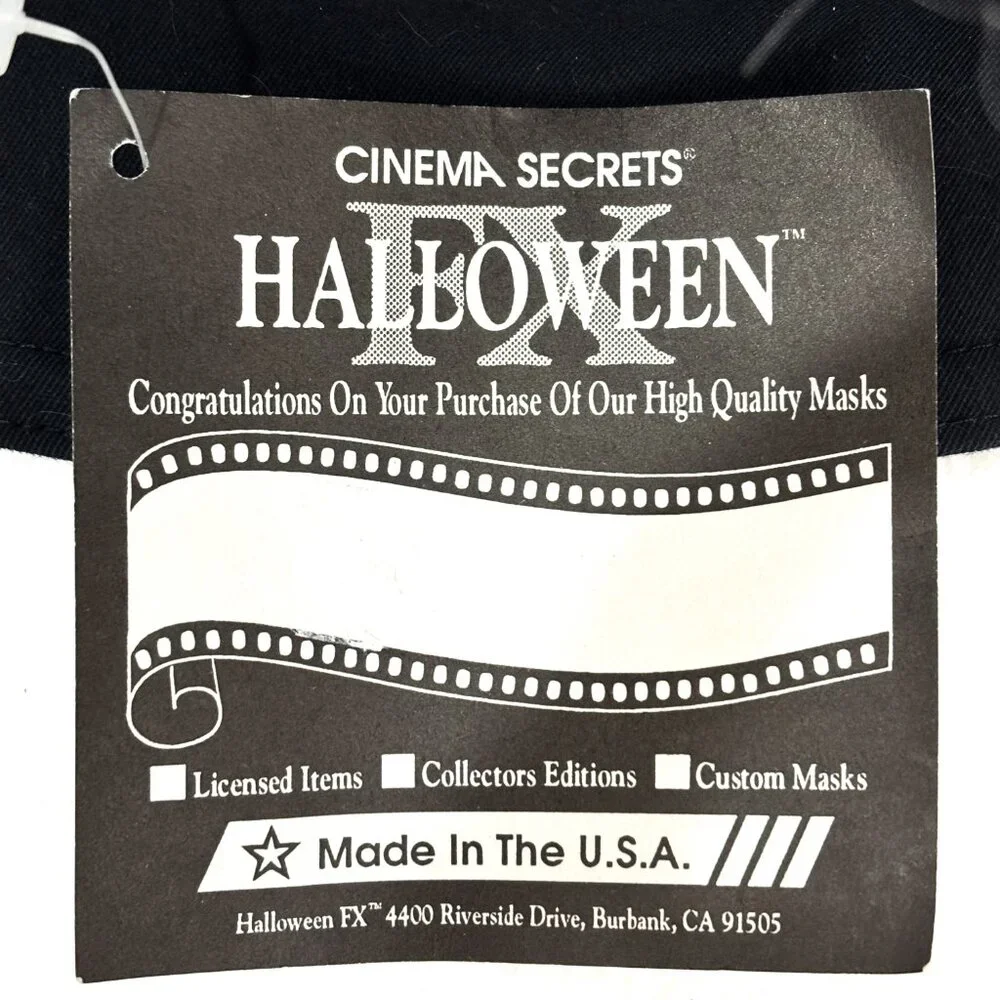 Green Witch Halloween Mask Cinema Secrets VTG Y2K NWT